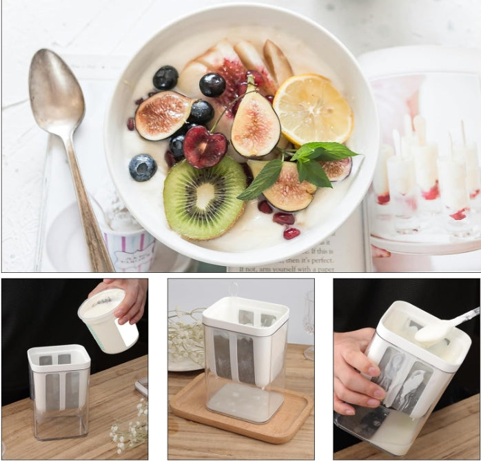 Premium Yogurt Filter with Fine Mesh Strainer