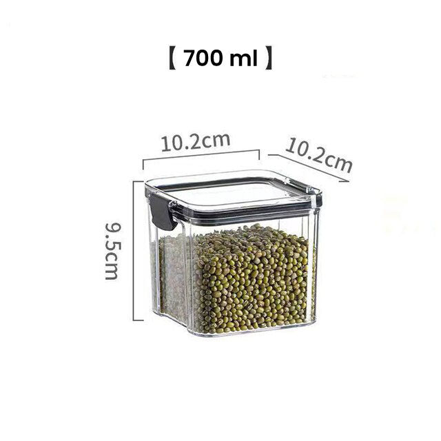 Air-Tight Kitchen Storage Containers - 700ml