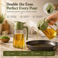 2-in-1 Oil Sprayer & Dispenser Bottle
