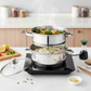 2-Tier Stainless Steel Steamer with Glass Lid