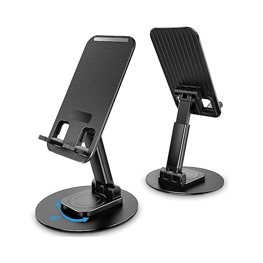 360 Rotation Phone Stand with Adjustable Height