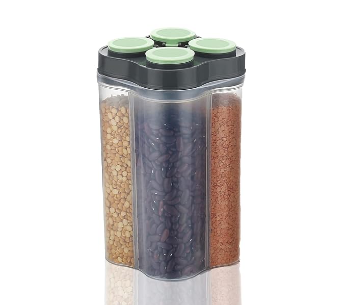 Multi-Compartment Food Storage Jar (4 Section) 2500ML