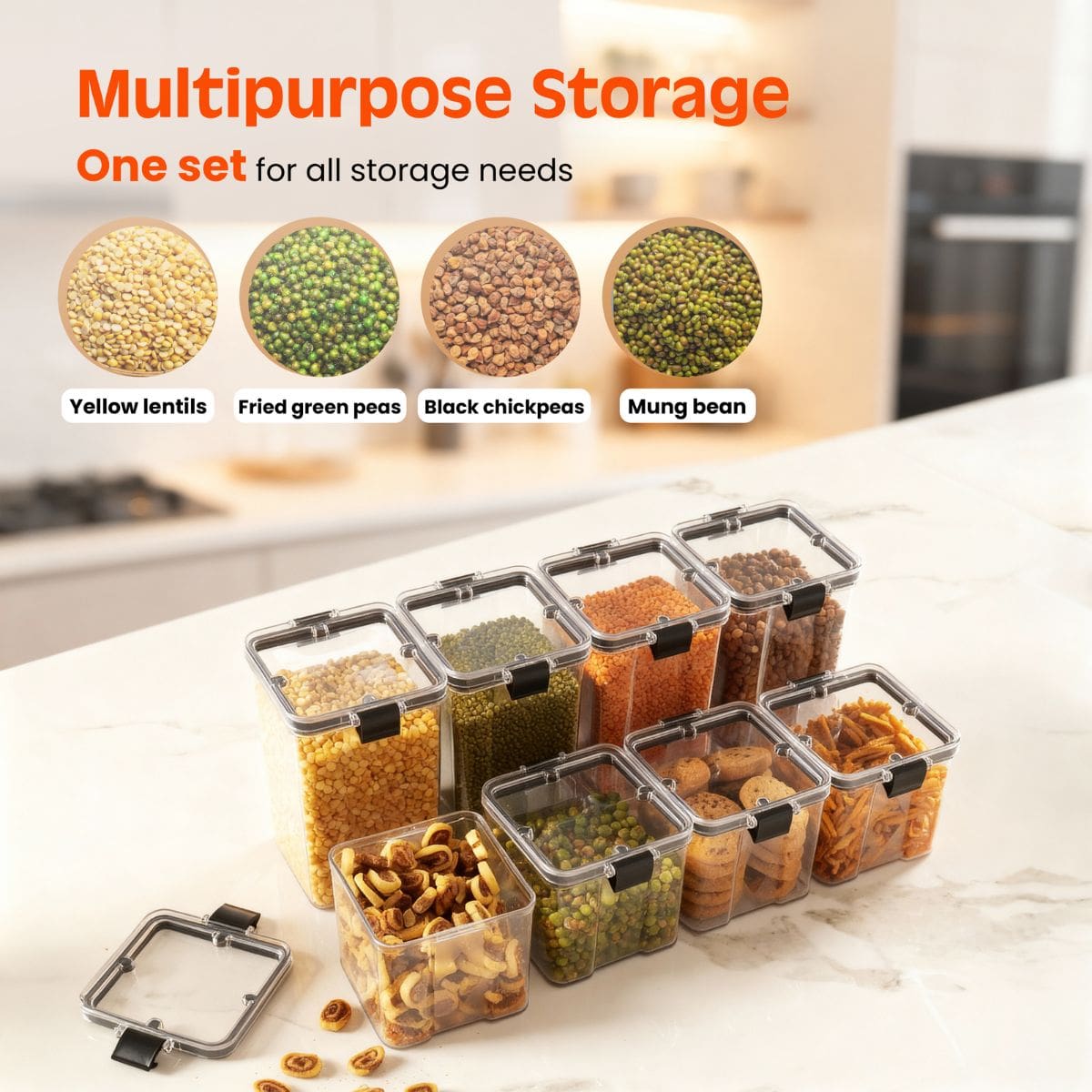 Air-Tight Kitchen Storage Containers