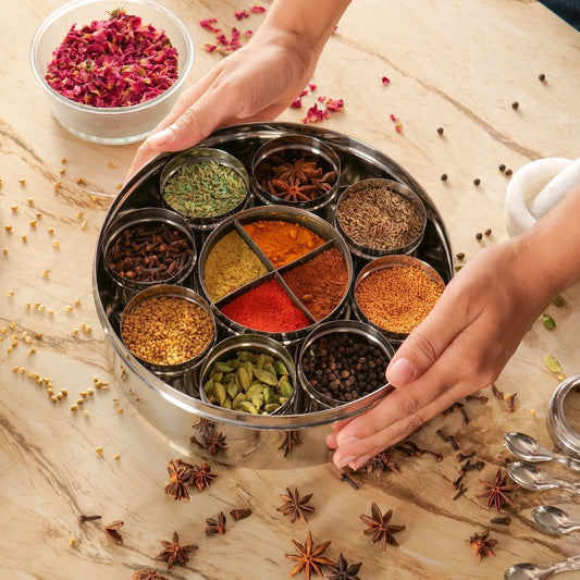 12 in 1 Stainless Steel Masala Box