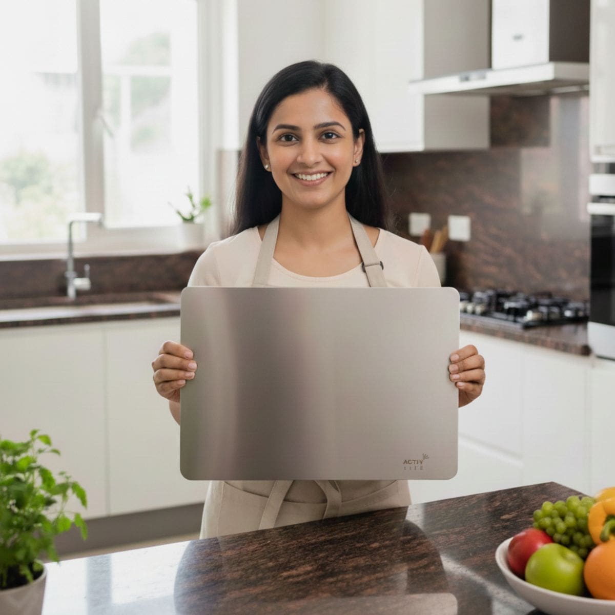 Premium Stainless Steel Kitchen Chopping Board