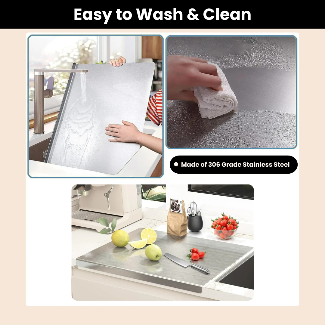 ActivLife - Regular Stainless Steel Chopping Board