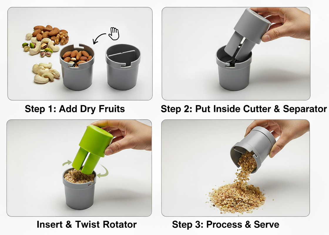Activ Life™ - Premium Dry Fruit Cutter (Pack of 2)
