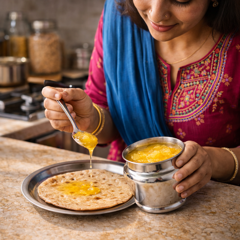 Activ Life - Premium Stainless Steel Ghee Pot with Lid