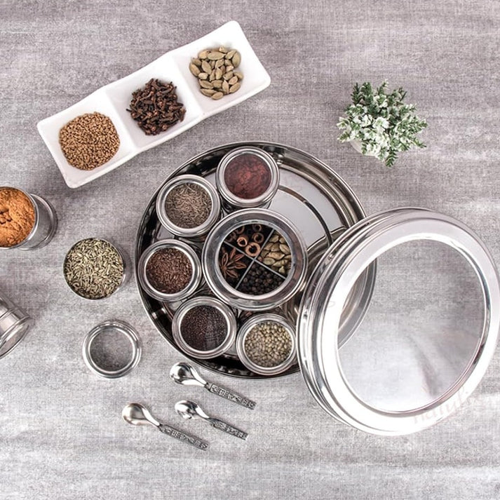 Here's the Maru 12 in 1 spice box perfect for any home and stylish for any kitchen🌶 It is unbreakable and air tight. Stores upto 12 spices and it is the best Here's the Maru 12 in 1 spice box perfect for any home and stylish for any kitchen🌶 It is unbreakable and air tight. Stores upto 12 spices and it is the best