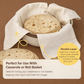 Premium Cotton Double Layer Roti Wrap with Flaps