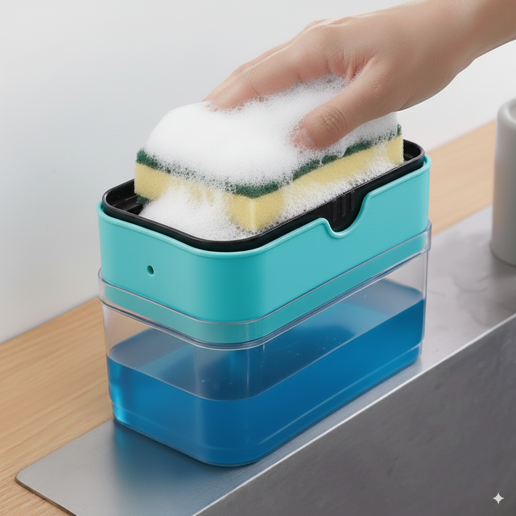 Activ Life™ - Liquid Soap Dispenser Pump (with Free Sponge)