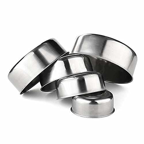 Stainless Steel Kitchen Bowl Set with Lids - Set of 5 Pcs