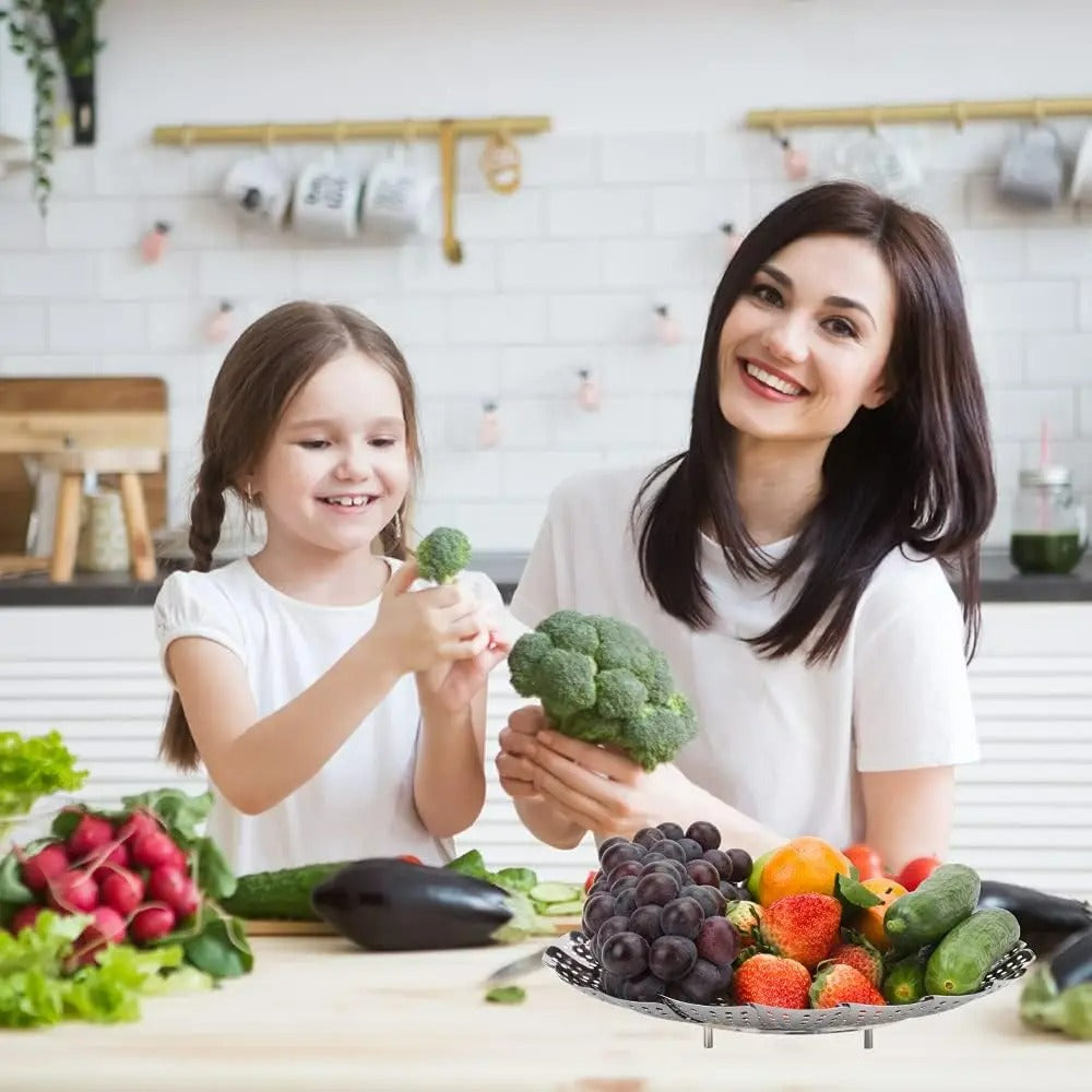 Stainless Steel Vegetable Steamer Basket
